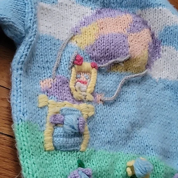 Hot Air Balloon Knit Sweater - Picture 2 of 6